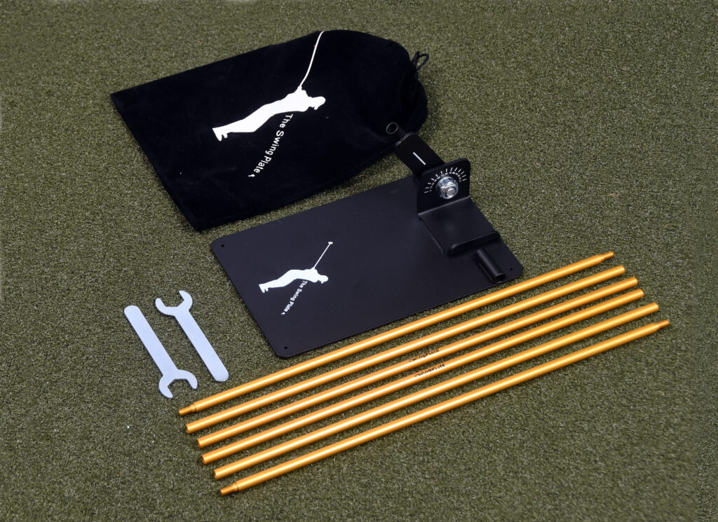 Swing Plate With Premium Alignment Sticks | Golf Swing Trainer USA